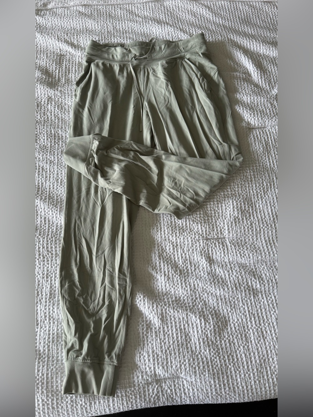 Lululemon Light Olive Green Jogger Pants